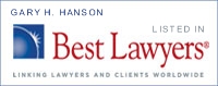 Best Lawyers Gary Hanson badge