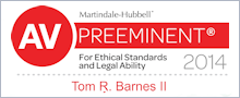 Martindale Hubbell Tom Barnes badge