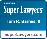 Tom Barnes Super Lawyers badge