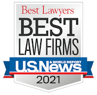 2021 US News Best Law Firms badge