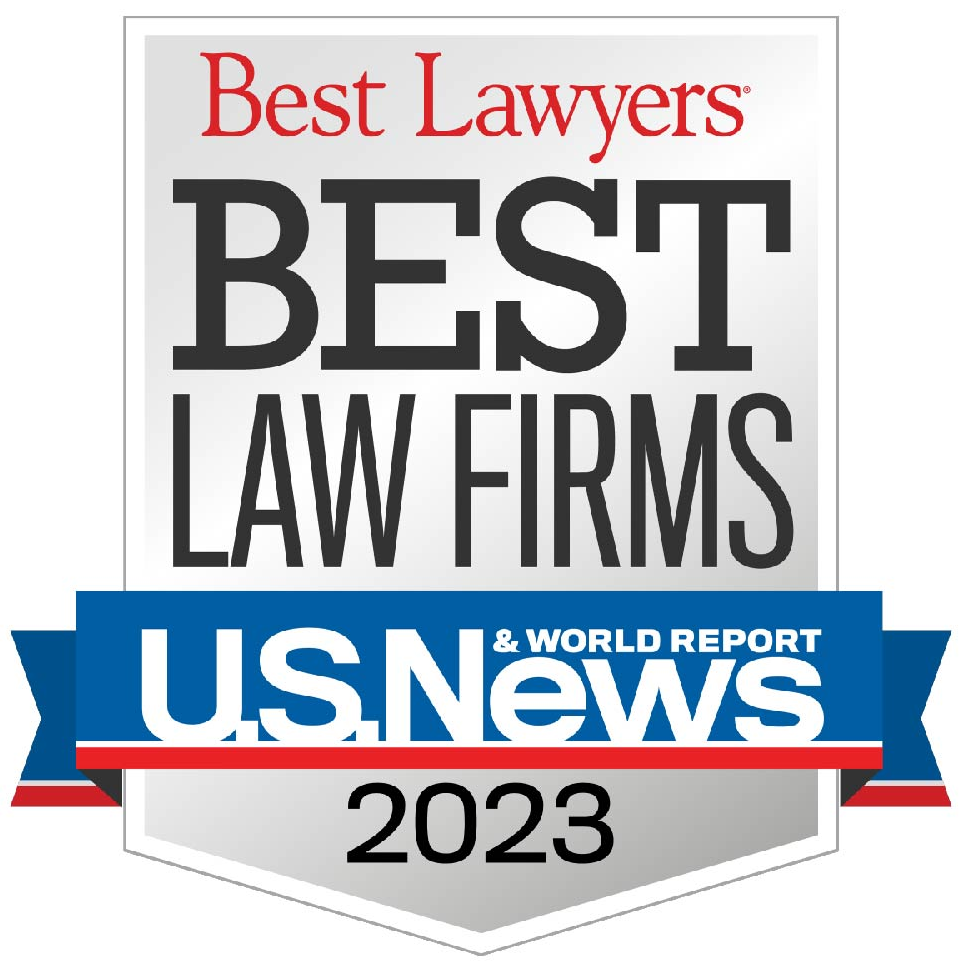 2023 US News Best Law Firms badge
